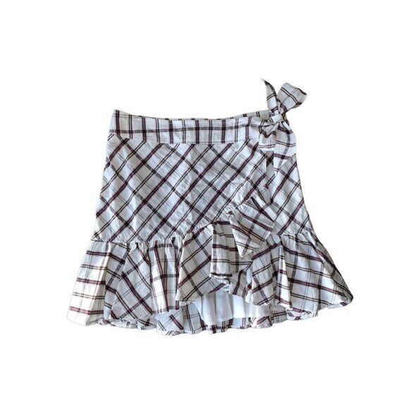 Veronica Beard Memphis Ruffle Plaid Mini Skirt - Picture 7 of 14